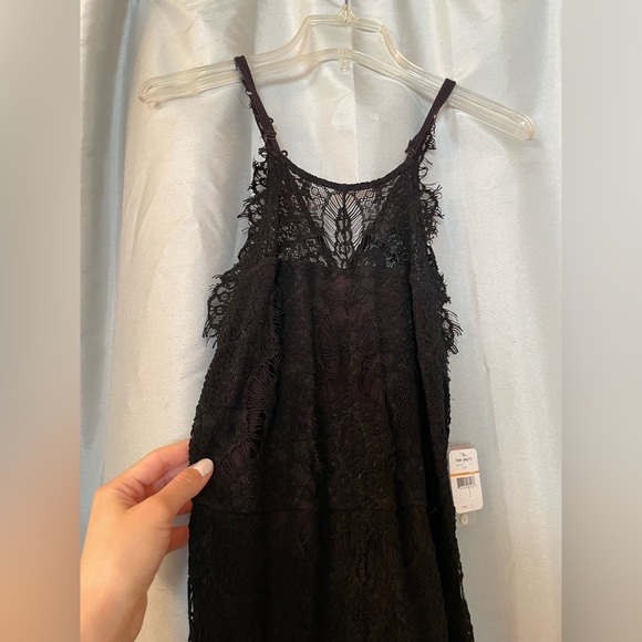 Free people black lace dress size small NWT - Picture 4 of 5